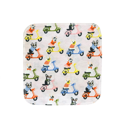 Reusable Paper Towels--24 count--Scooting The Day Away--Porter Lee's