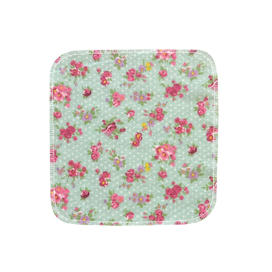 Reusable Paper Towels--24 count--Pink Florals on Teal--Porter Lee's