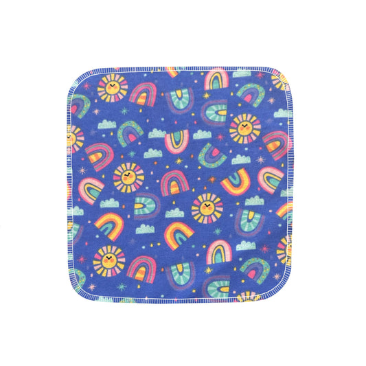 Reusable Paper Towels--24 count--Periwinkle Suns--Porter Lee's