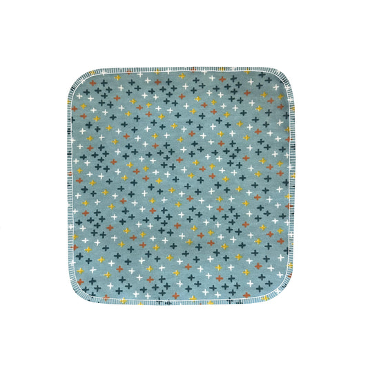 Reusable Paper Towels--24 count--Teal Signs--Porter Lee's