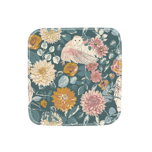 Reusable Paper Towels--24 count--Owl Things Floral--Porter Lee's
