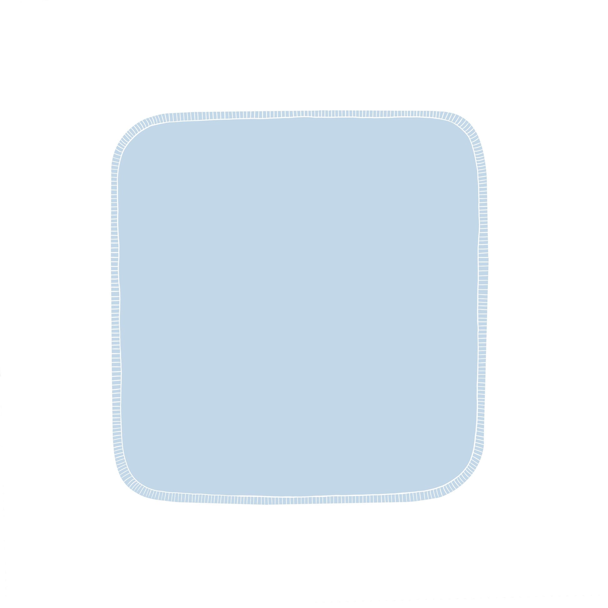 Reusable Paper Towels--24 count--Solid Sky Blue--Porter Lee's