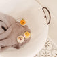 Organic Wool Dryer Balls--Betty Blue Wrapped Daisy