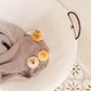 Organic Wool Dryer Balls--Betty Blue Wrapped Daisy