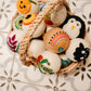 Organic Wool Dryer Balls--Betty Blue Wrapped Daisy