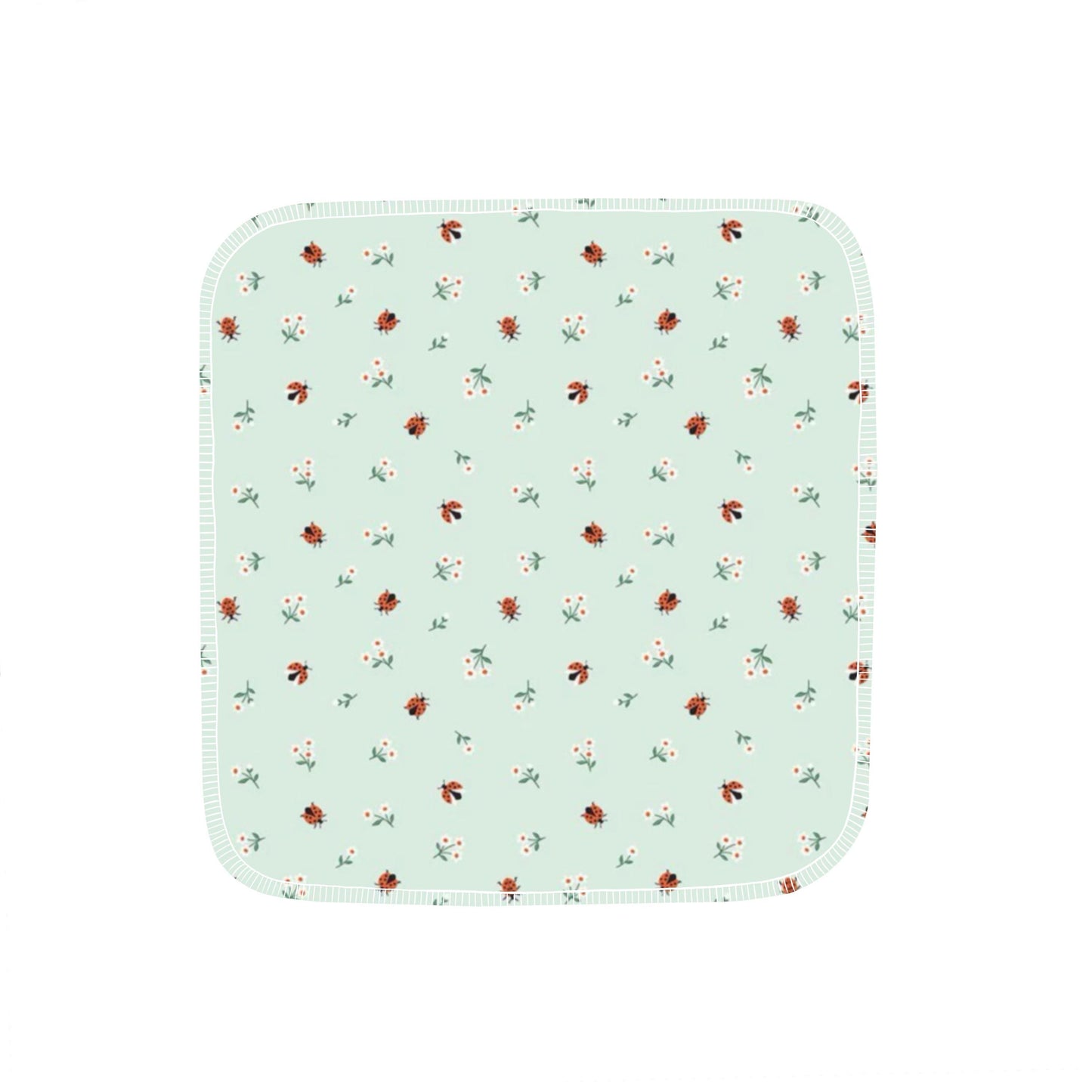 Reusable Paper Towels--24 count--Meadow Moments Mint--Porter Lee's
