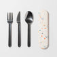 Utensil Set - Cream Terrazzo
