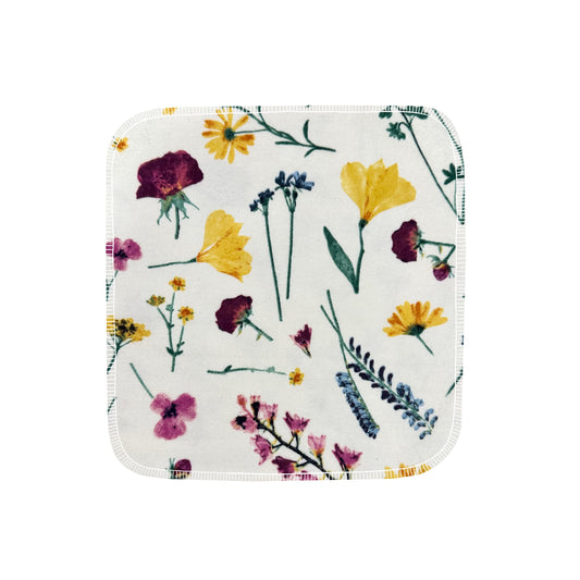 Reusable Paper Towels--Pressed Florals