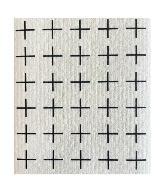 Black & White Mod Swedish Dish Cloth