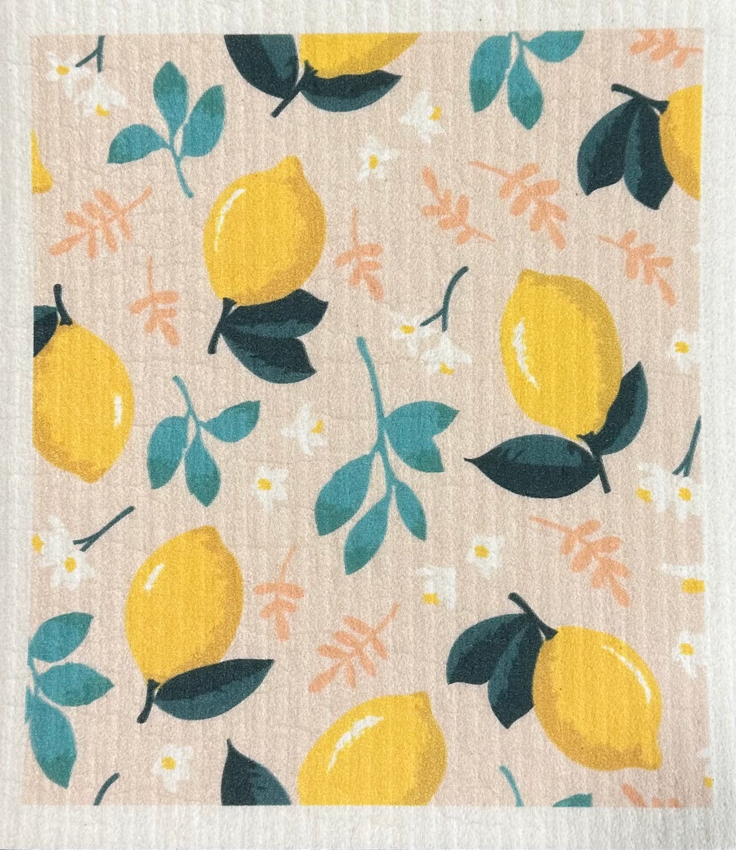 Organic Lemons Swedish Dish Cloth