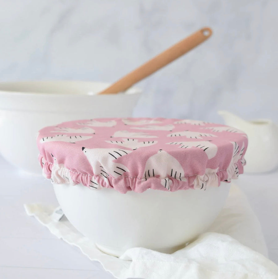 Reusable Bowl Covers--Doves