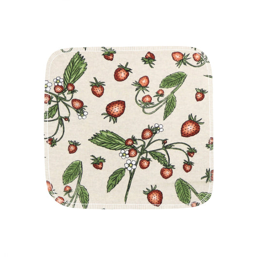 Reusable Paper Towels--Strawberries Fields