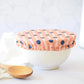Reusable Bowl Covers--Mod Pink