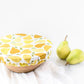 Reusable Bowl Covers--Yellow Pears
