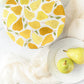 Reusable Bowl Covers--Yellow Pears