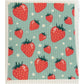 Organic Strawberries Swedish Dish Cloth