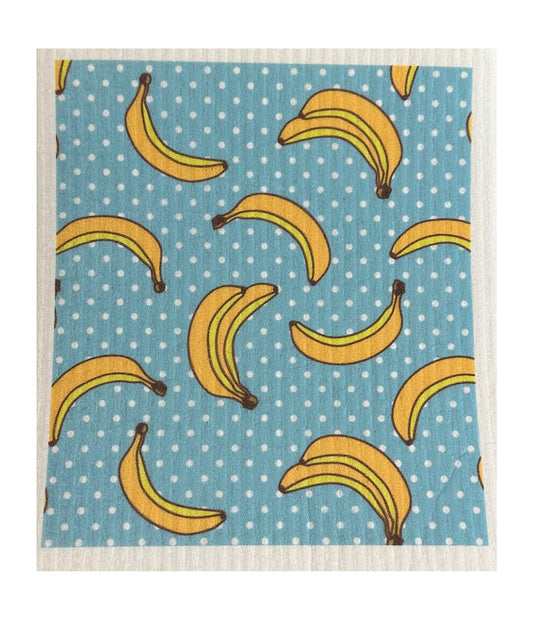Swedish Dish Cloth -- Dancing Bananas