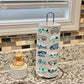 Unpaper Towels--24 count—Tiny Daisies On Gray—Porter Lee&#39;s