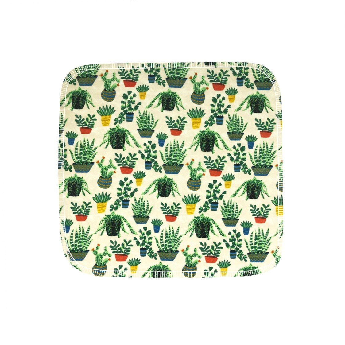 Reusable Paper Towels--24 count—Happy House Plants—Porter Lee's