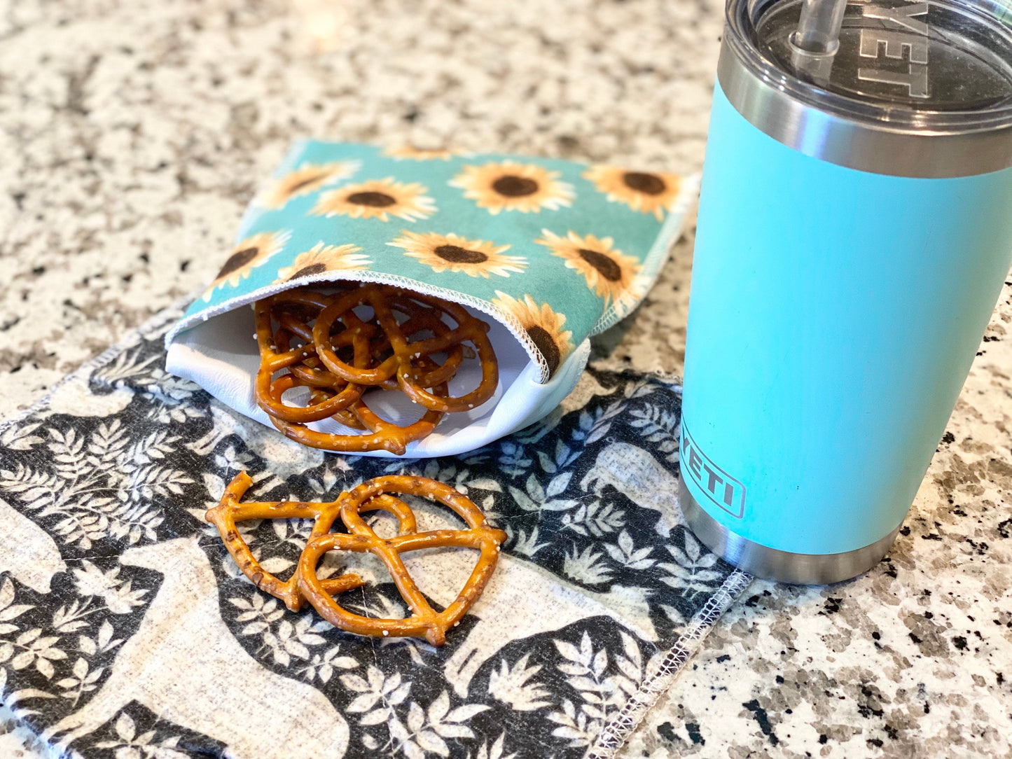 Reusable Sandwich Bags--Surprise Prints--Reusable Snack Bags--Porter Lee&#39;s