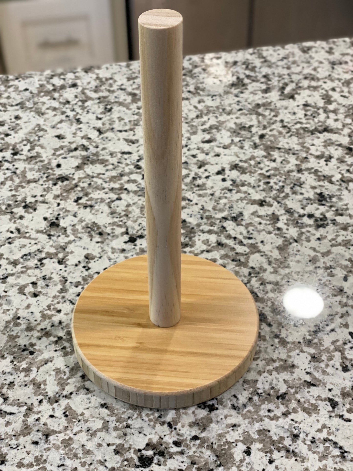 Unpaper Towel Holder--Bamboo Base & Aspen Dowel--Porter Lee&#39;s