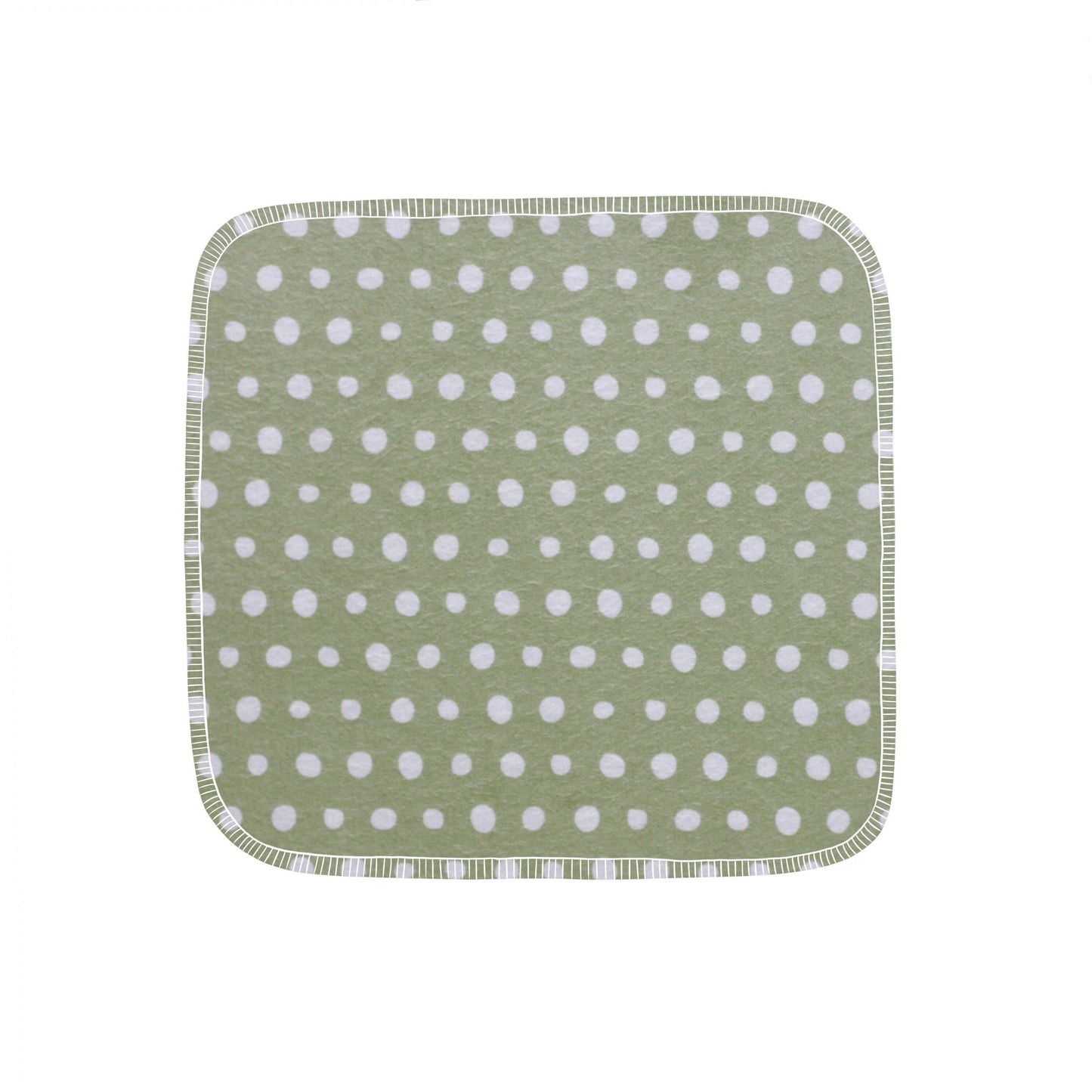 Reusable Paper Towels--24 count--Dots On Olive--Porter Lee's