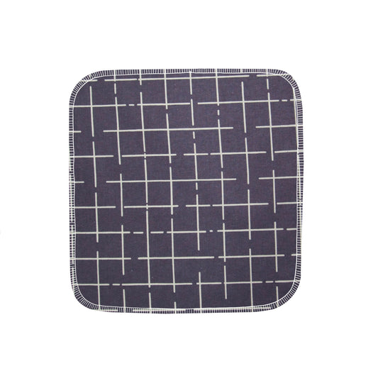 Reusable Paper Towels--24 count--Grids On Gray--Porter Lee&#39;s