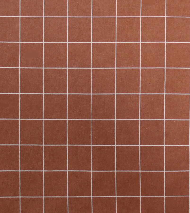 Reusable Paper Towels--24 count--Rust Windowpane--Porter Lee's