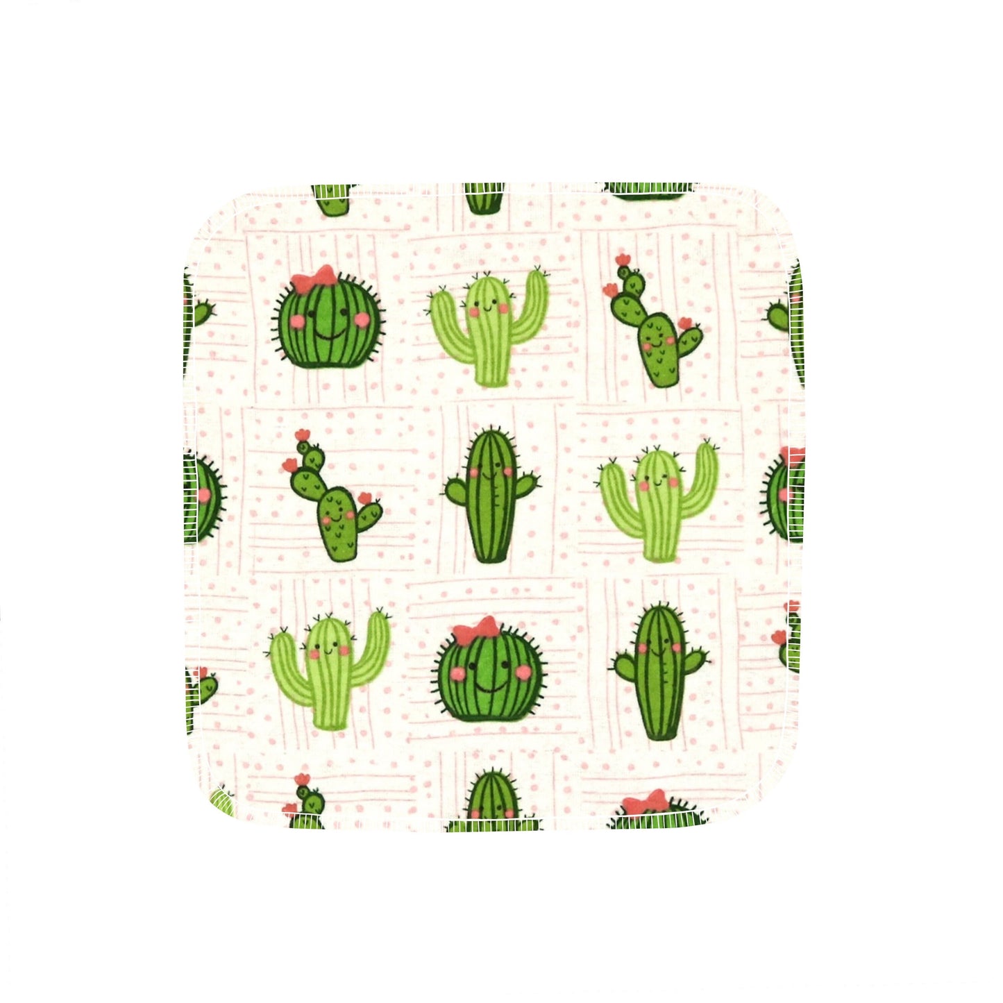 Reusable Paper Towels--24 count--Happy Cacti--Porter Lee&#39;s