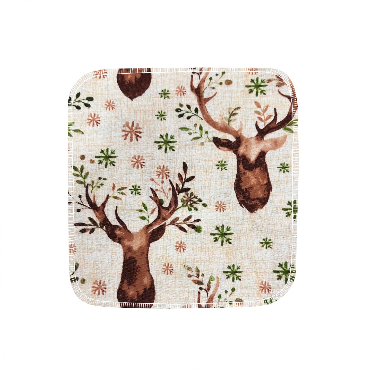Reusable Paper Towels--24 count--Floral Deer--Porter Lee&#39;s