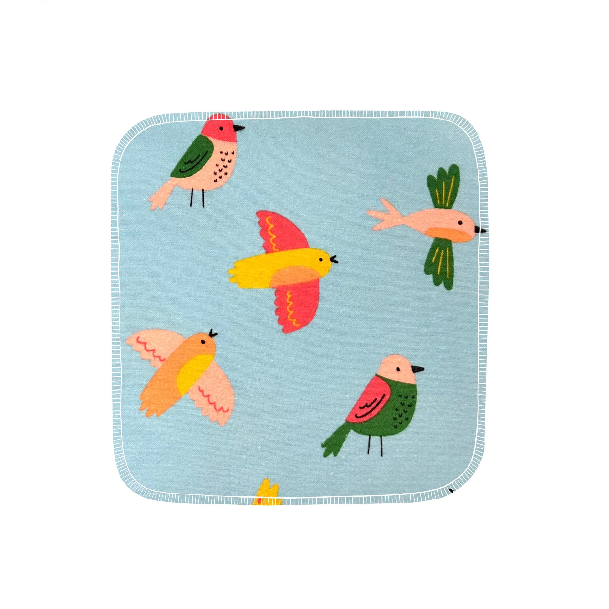 Reusable Paper Towels--24 count--Spring Birds--Porter Lee's