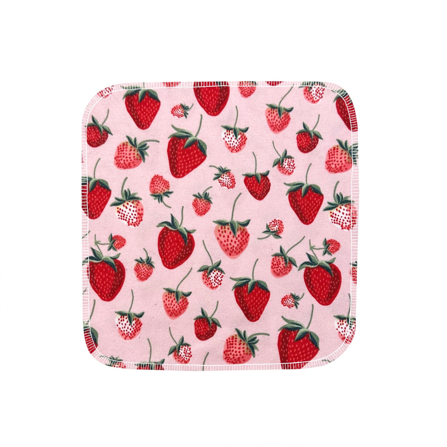 Reusable Paper Towels--24 count--Sweet Summer Strawberries--Porter Lee's