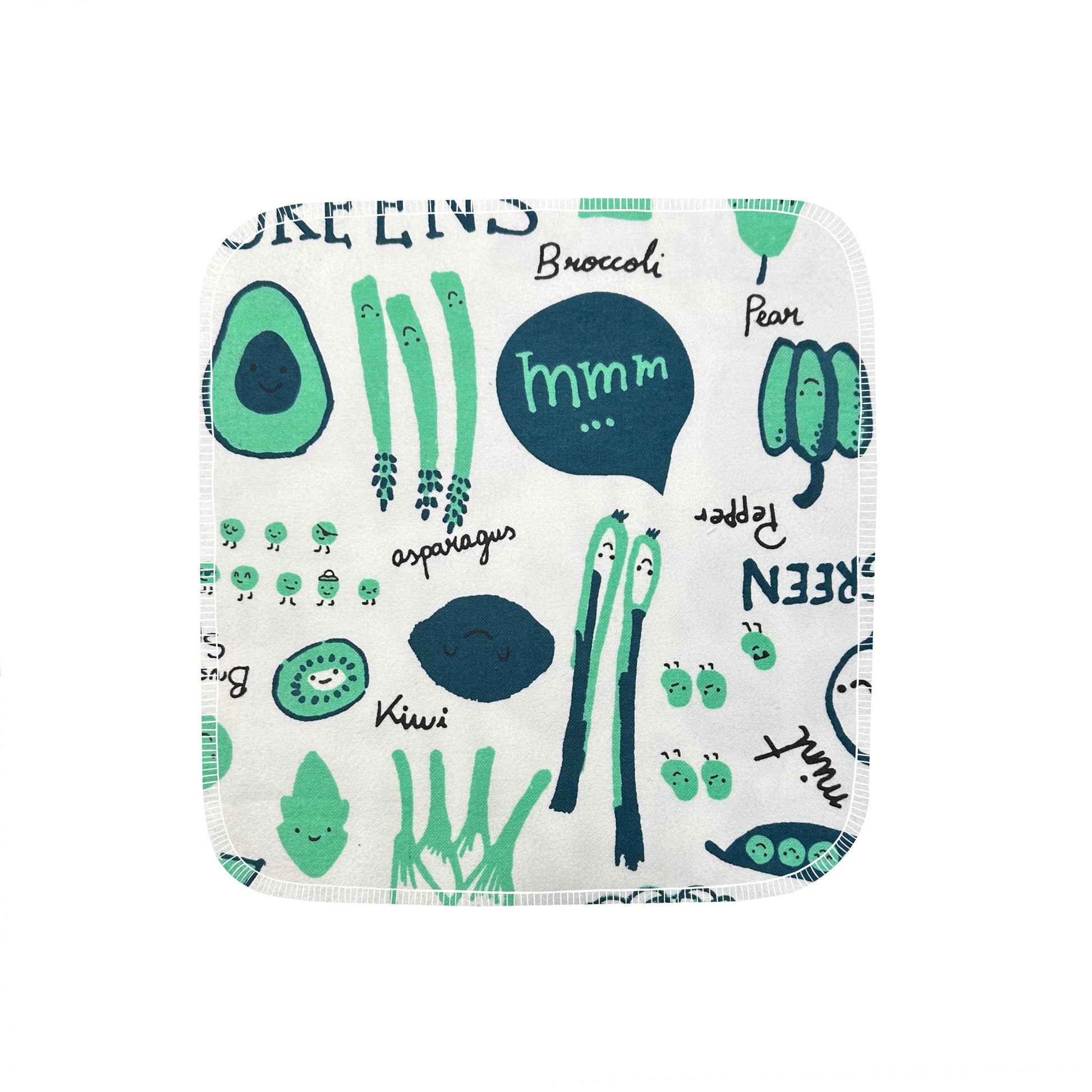 Reusable Paper Towels--24 count--Eat Your Greens--Porter Lee's