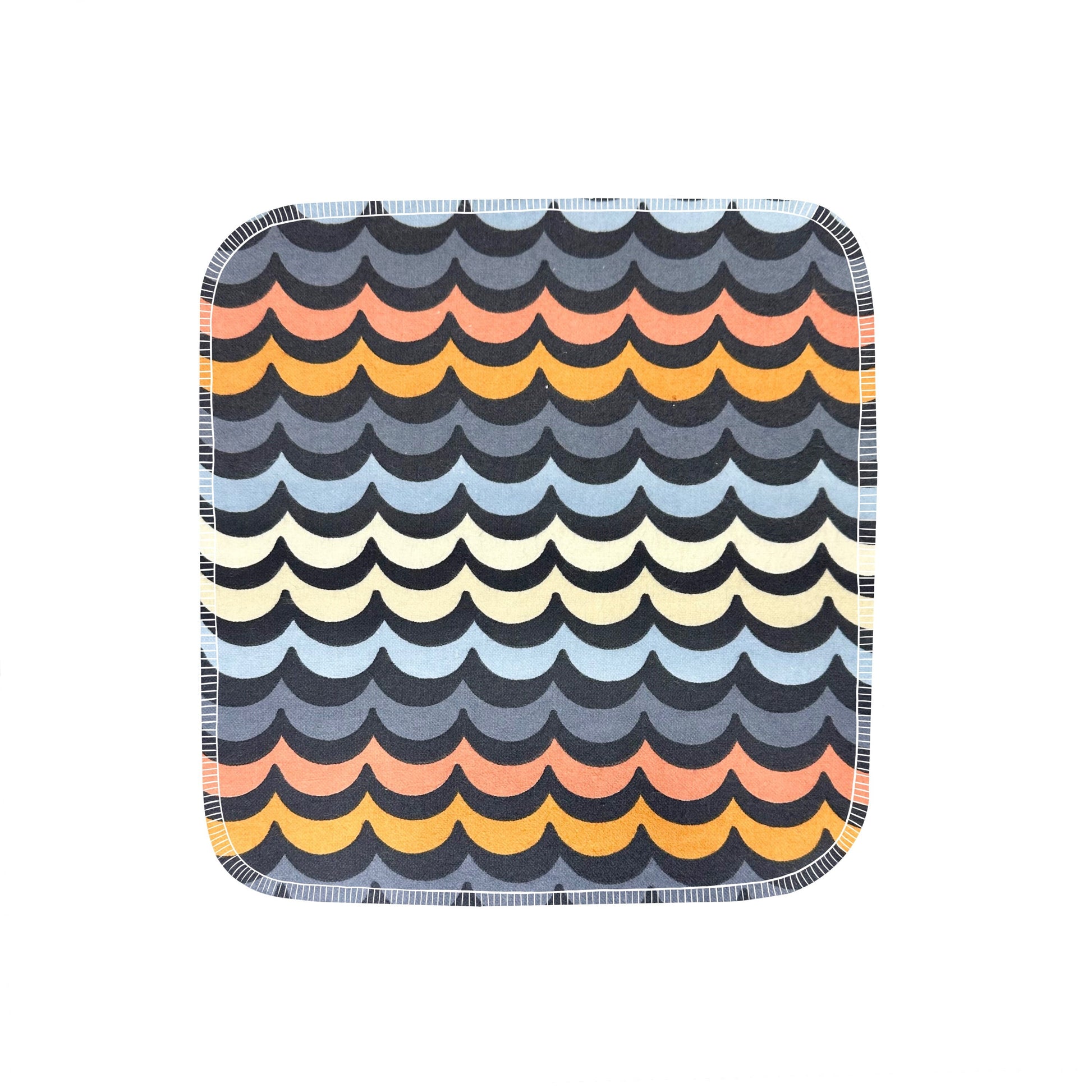 Reusable Paper Towels--24 count--Navy Waves--Porter Lee's