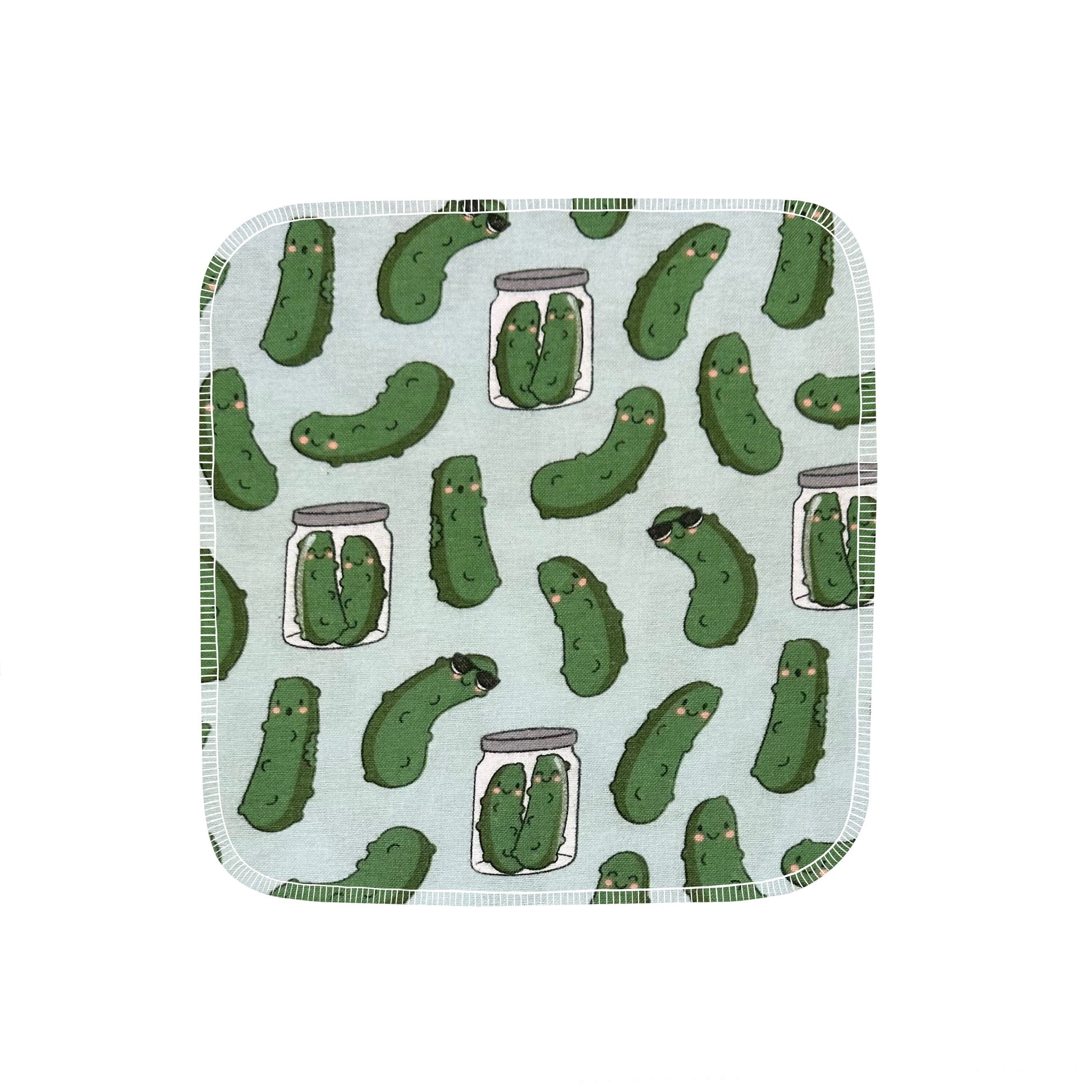 Reusable Paper Towels--24 count--Pickle Party--Porter Lee's