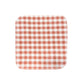 Reusable Paper Towels--24 count--Coral Gingham--Porter Lee's