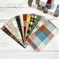 Reusable Paper Towels--24 count--Fall Plaid Variety Set--Porter Lee's