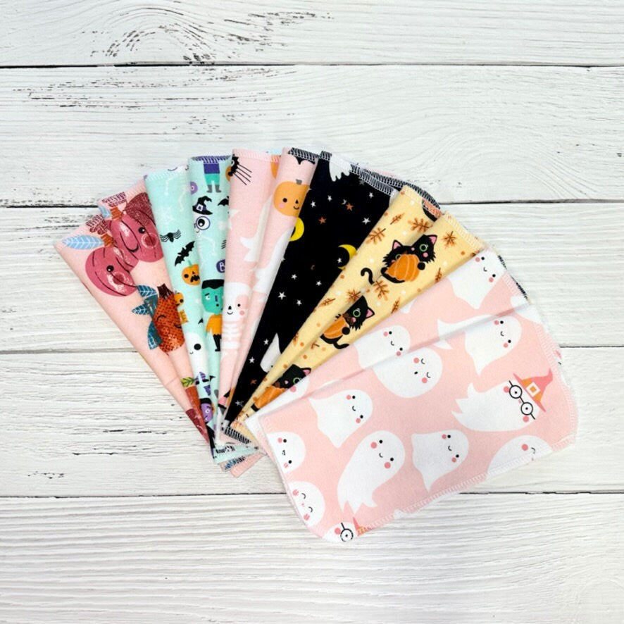 Reusable Paper Towels--Floral Leaves