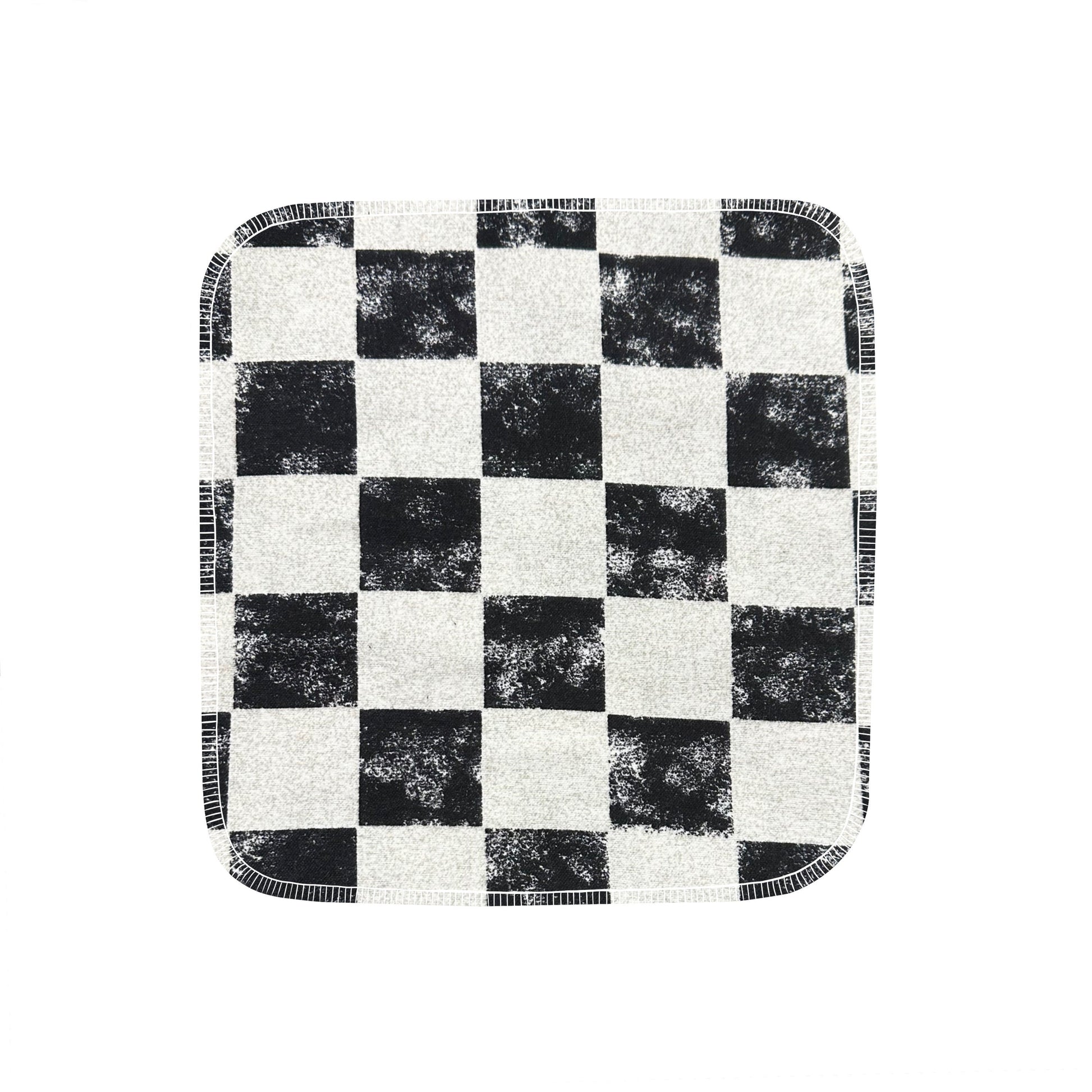 Reusable Paper Towels--24 count--Distressed Checkerboard--Porter Lee's