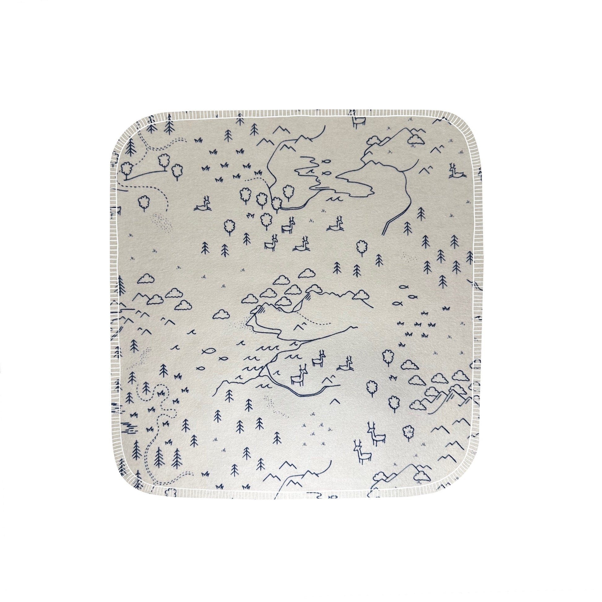 Reusable Paper Towels--24 count--Sketched Outdoors--Porter Lee's
