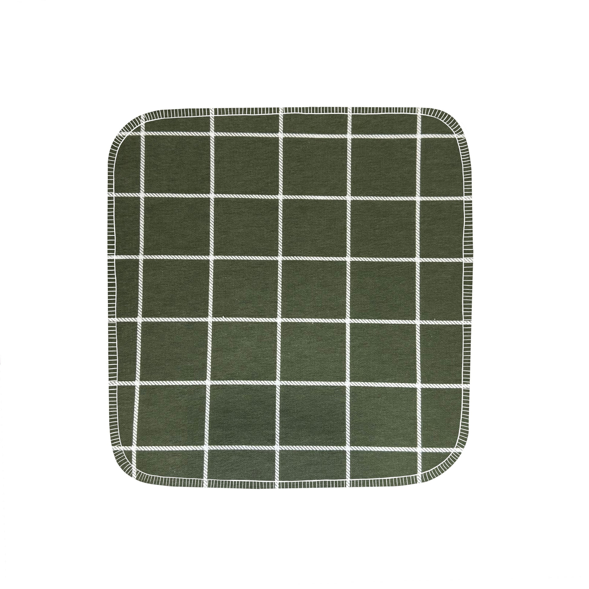 Reusable Paper Towels--24 count--Green Plaid--Porter Lee's