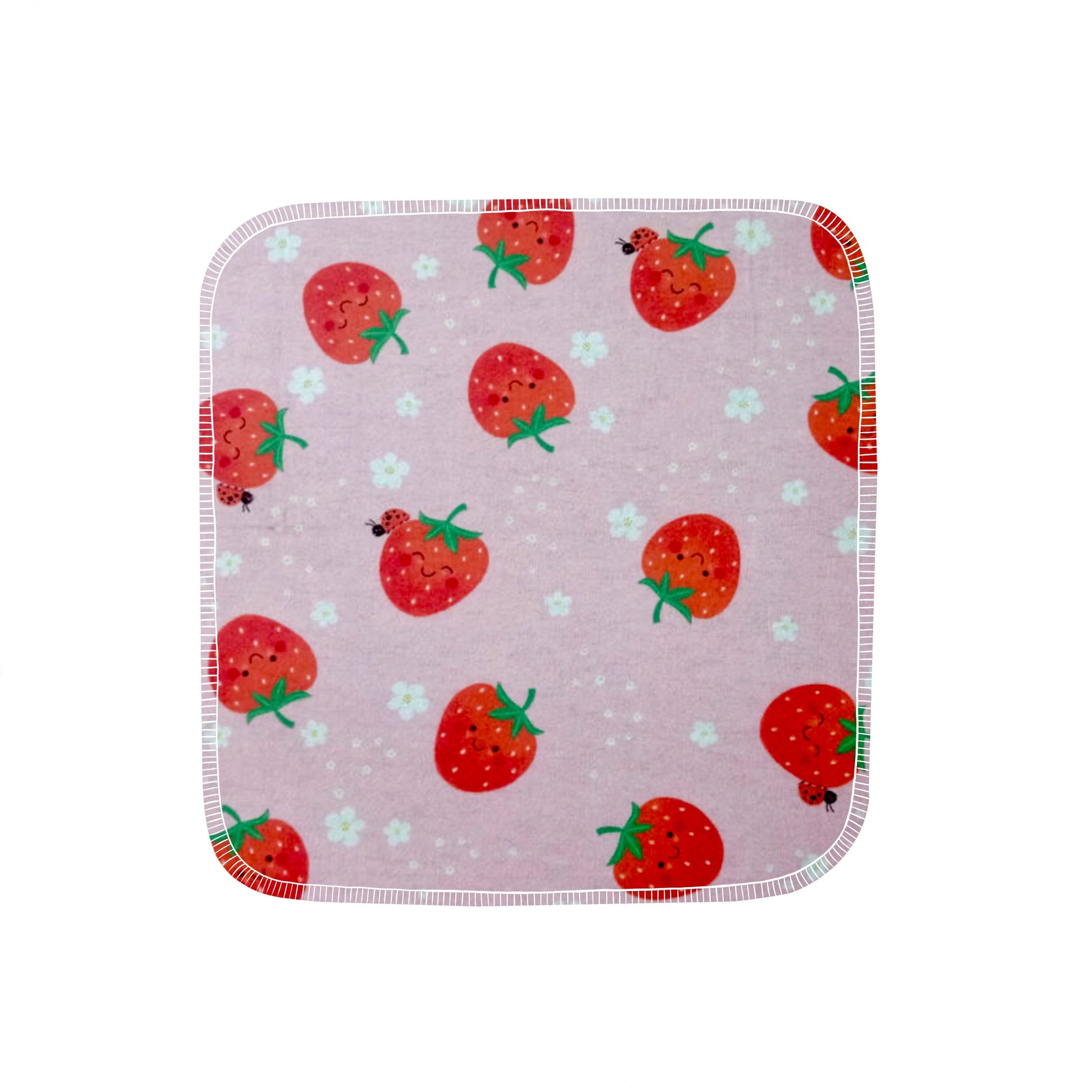 Reusable Paper Towels--24 count--Sweet Strawberries--Porter Lee's