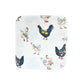 Reusable Paper Towels--24 count--Floral Chickens--Porter Lee's
