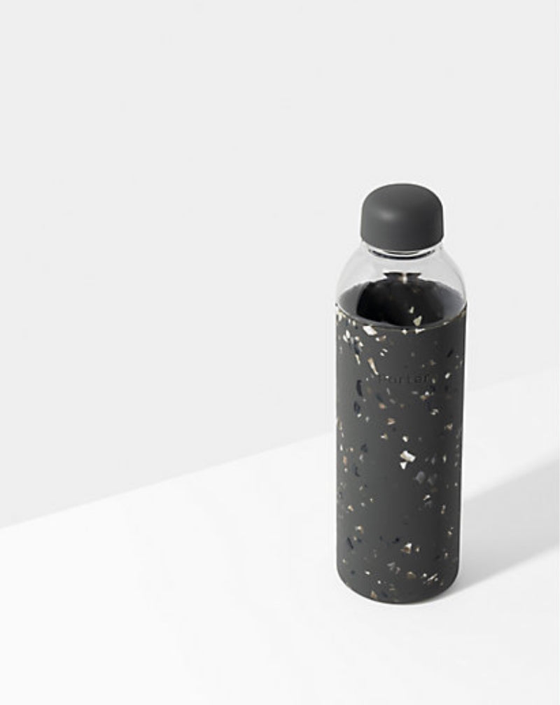 Water Bottle - Charcoal Terrazzo