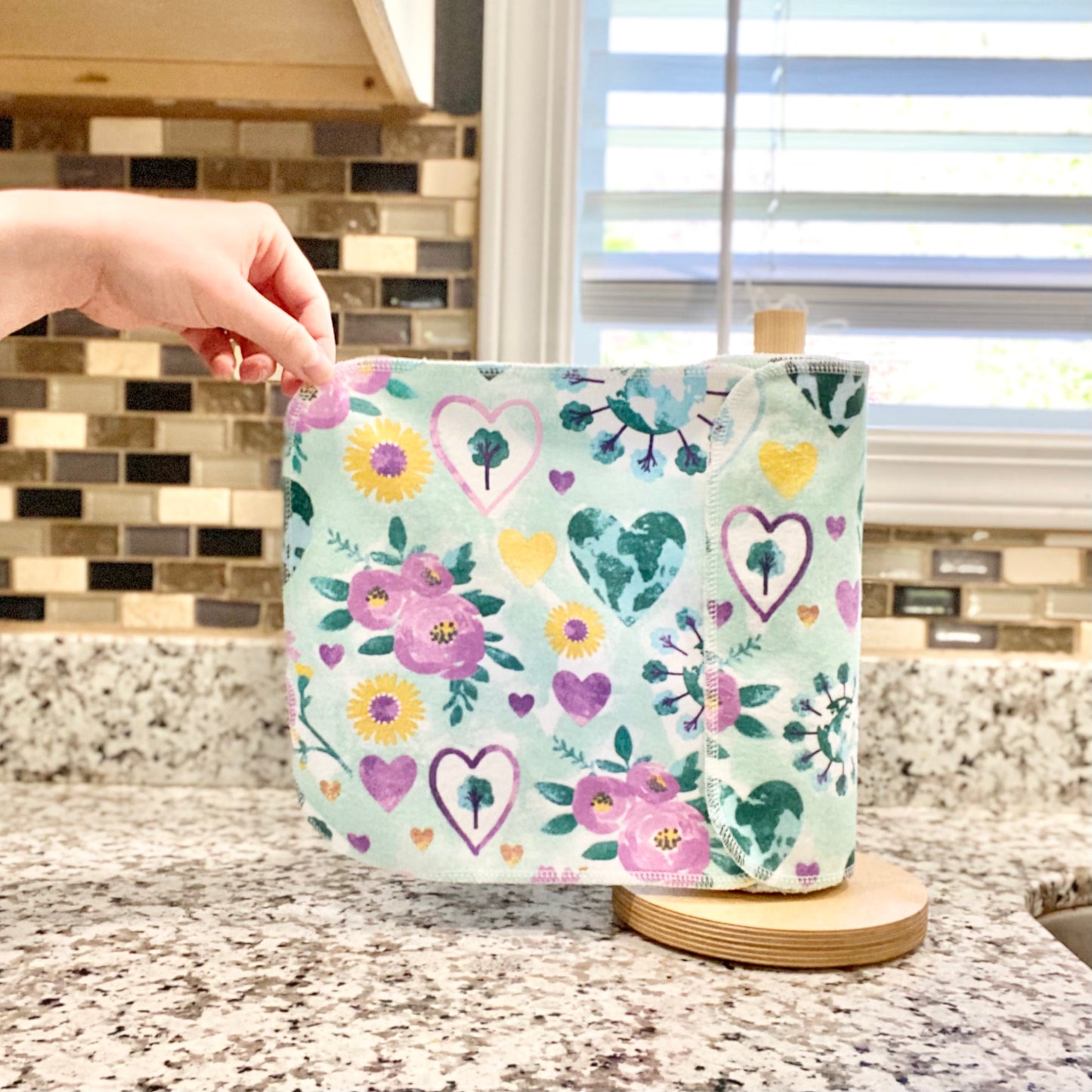 Reusable Paper Towels--Strawberries Fields